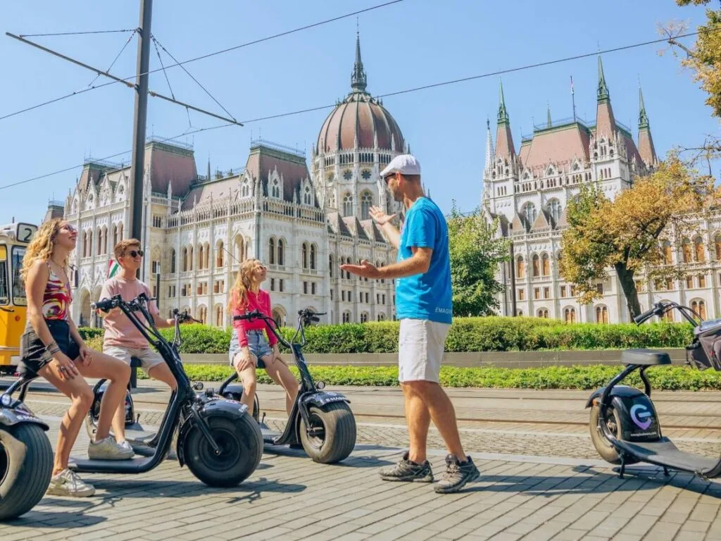 E-scooter guided tours in Budapest by E-Magine Rides